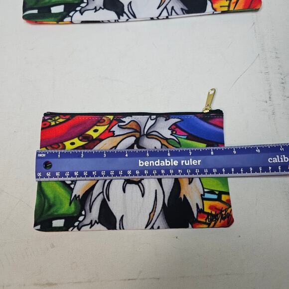 Shih Tzu NWOT Bundle Pouch bags By Artist Alyson Whitney Pop Art Dog Lover Fun - Picture 2 of 10